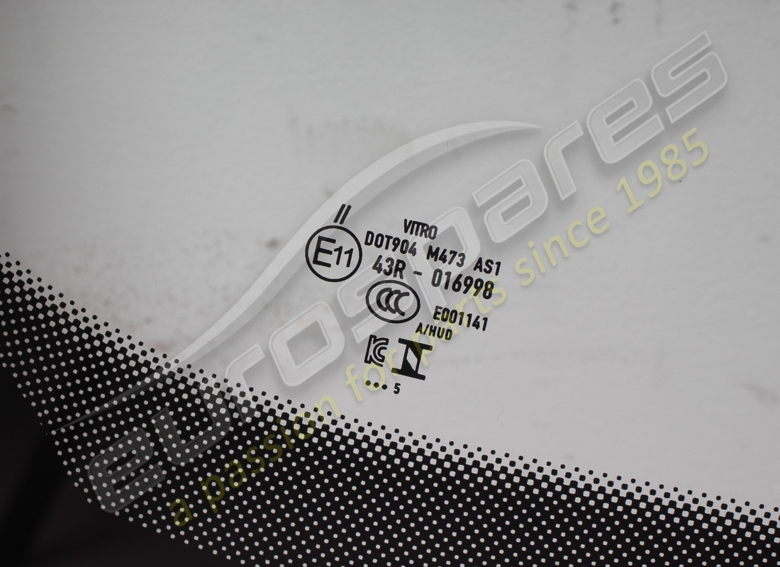 nuovo parabrezza lamborghini. numero parte 4ml845099j0p0 (2)