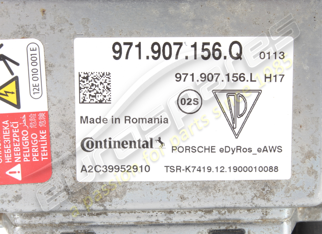 USATA LAMBORGHINI CENTRALINA ELETTRONICA. NUMERO PARTE 971907156Q (3) usata lamborghini centralina elettronica. numero parte 971907156q (3)