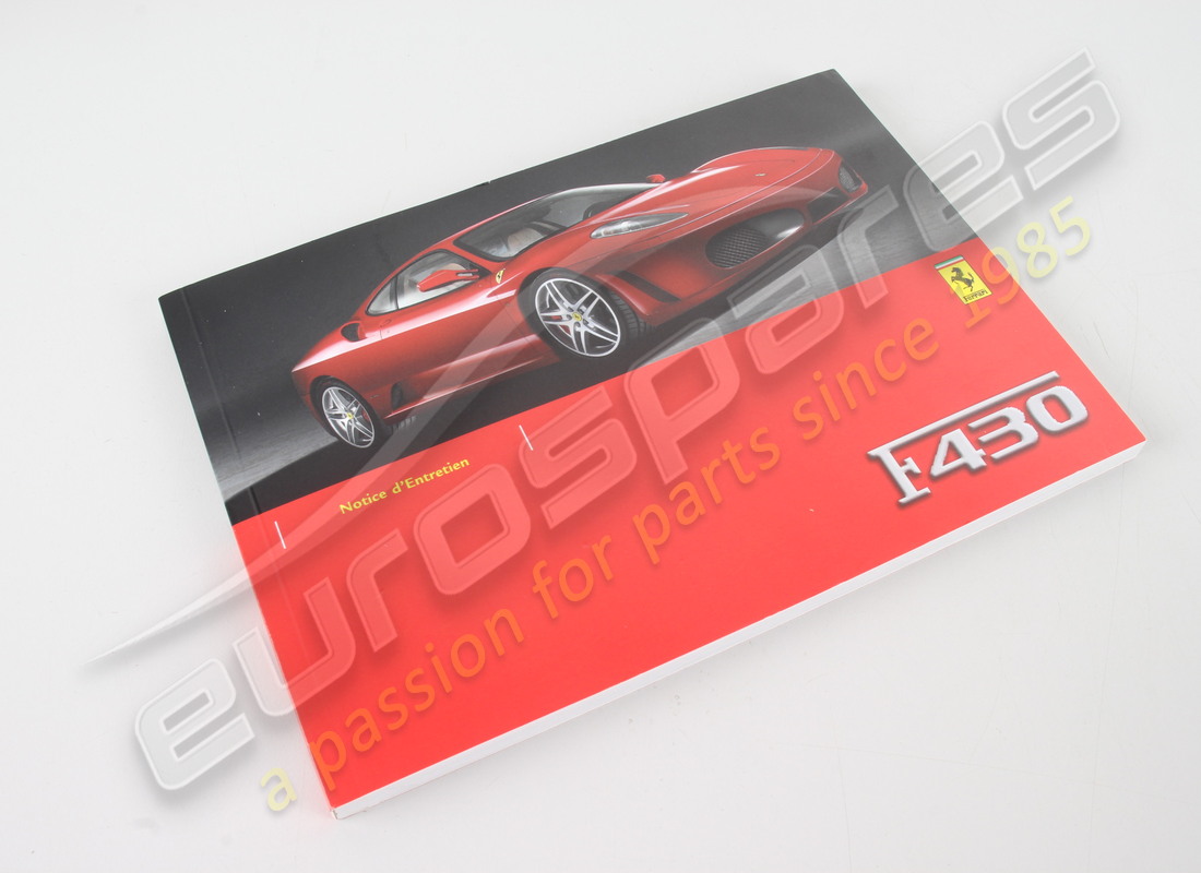 nuovo ferrari libretto di istruzioni - francese-. numero parte 68821200 (1)