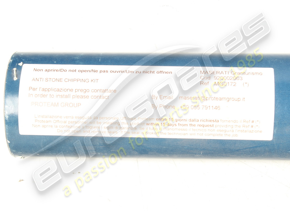 nuovo maserati kit pellicola protettiva granturi. numero parte 920002003 (2)