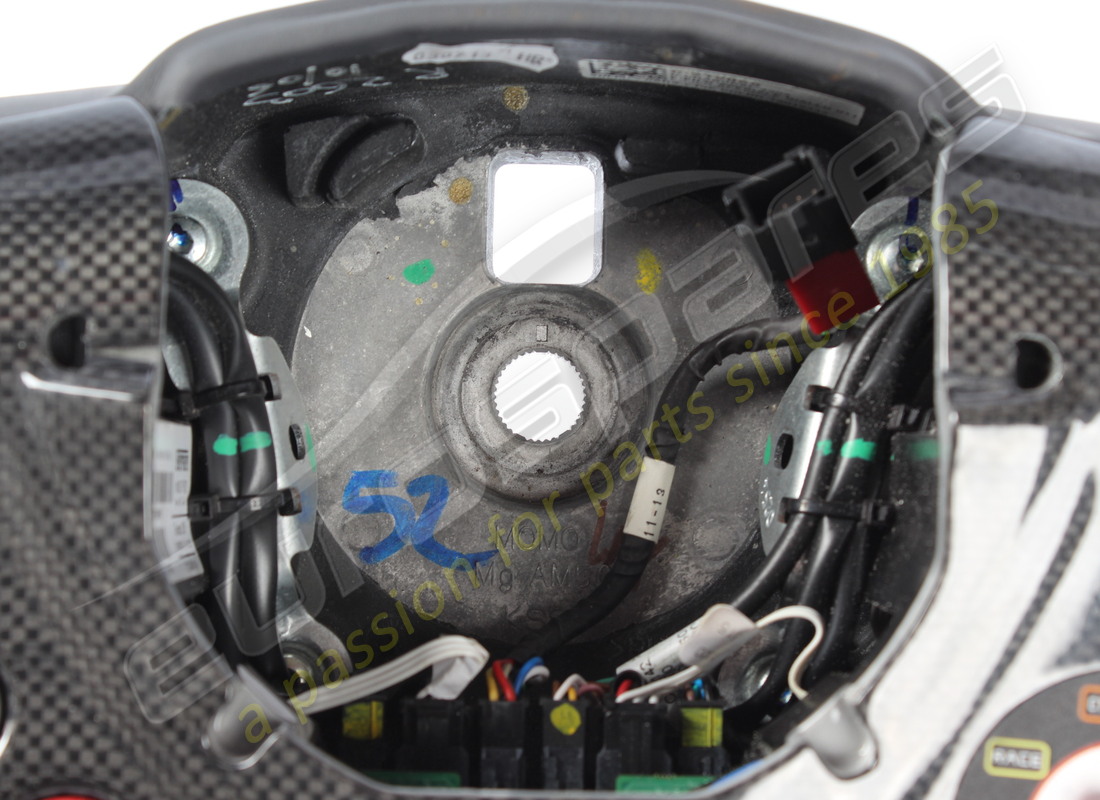 volante completo usato ferrari - nero [black]. numero parte 87233700 (5)