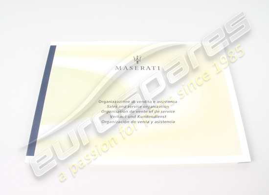 nuovo maserati 5 libro di lingue numero parte 67521000