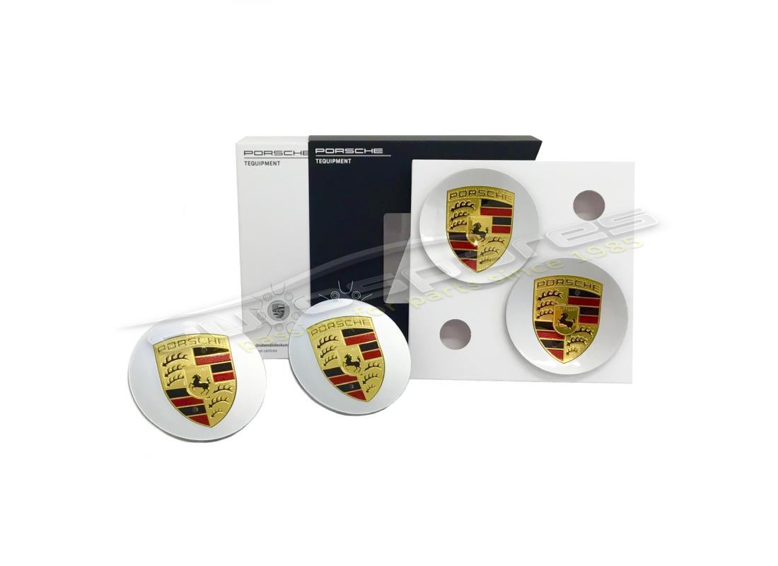 nuovo porsche 1 set coprimozzi ruota. numero parte 00004460702 (1)
