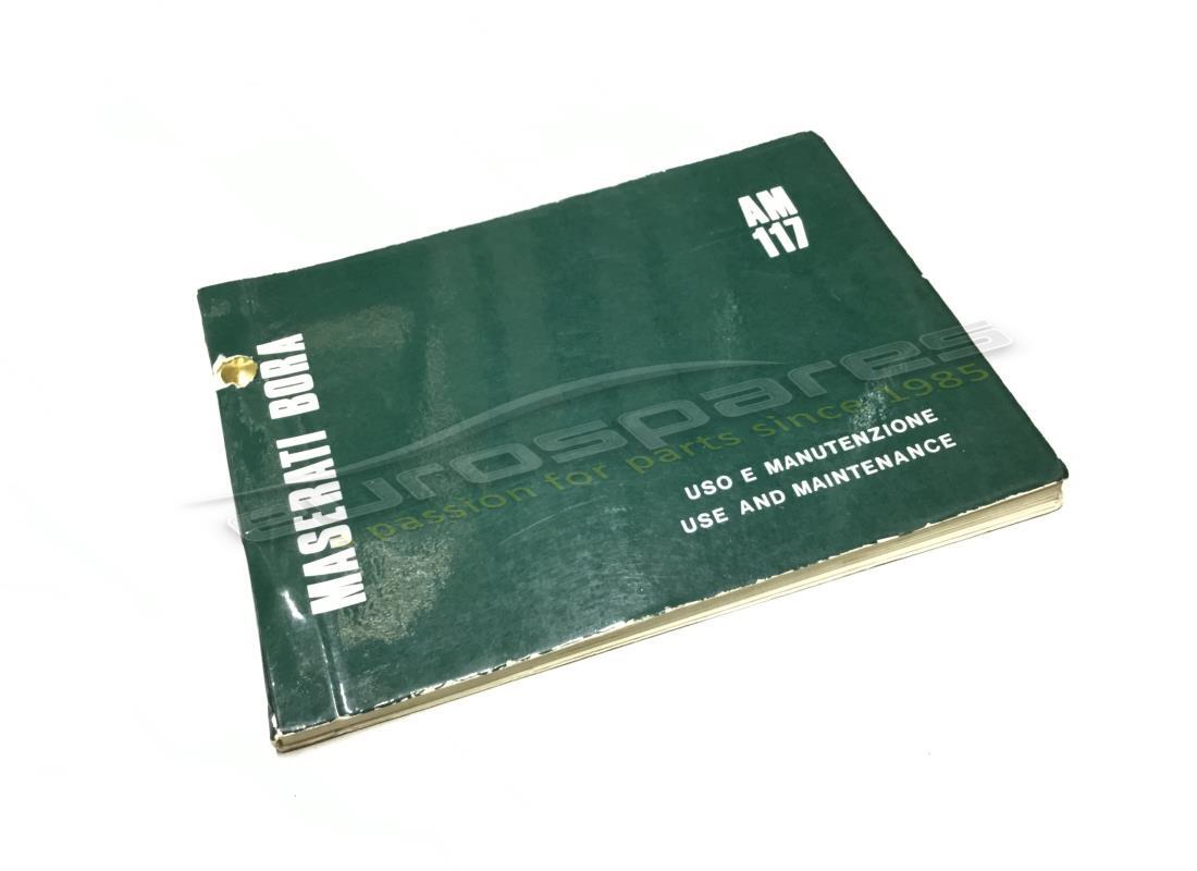 USATO Maserati MANUALE USO E MANUTENZIONE . NUMERO PARTE FHAN062 (1)