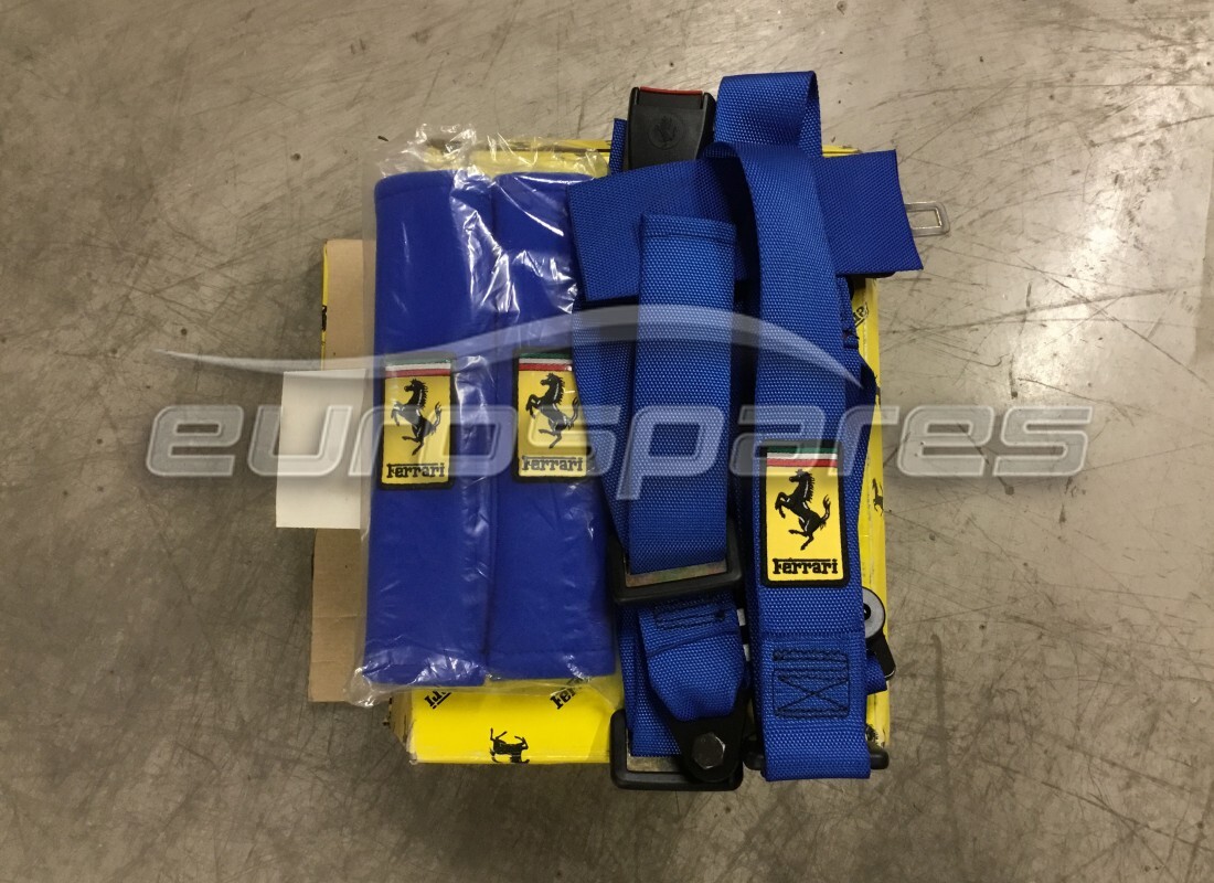 nuova cintura di sicurezza a ferrari rh blu a 4 punti. numero parte 65999100 (1)