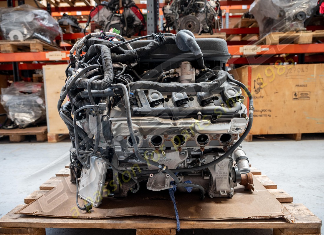 MOTORE LAMBORGHINI LP570 USATO. NUMERO PARTE MR00Y9570SL (3) motore lamborghini lp570 usato. numero parte mr00y9570sl (3)