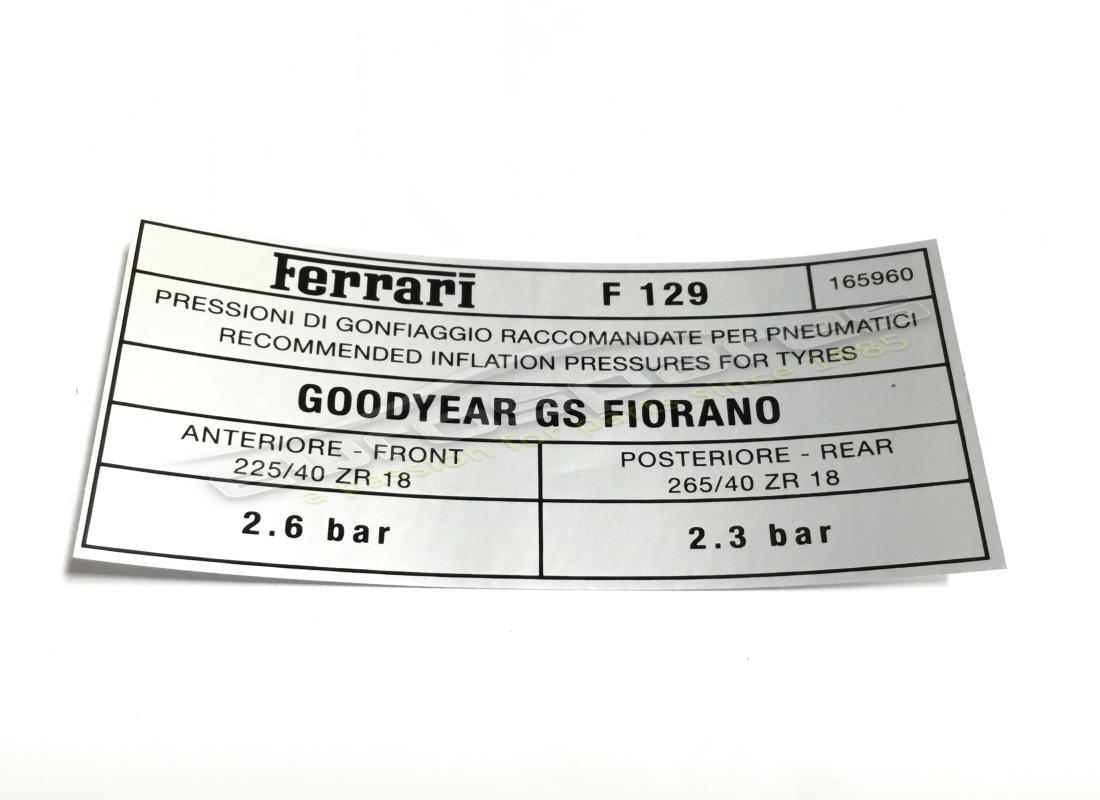 nuovo ferrari pneumatico. numero parte 165960 (1)