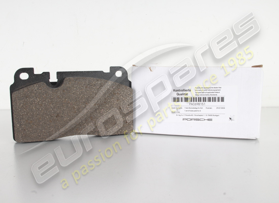 nuovo porsche 1 set di pastiglie dei freni per disco freno. codice articolo pac698151 (1)