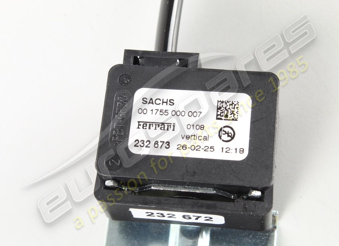 NUOVO FERRARI SENSORE DI ACCELERAZIONE VERTICALE POSTERIORE. NUMERO PARTE 232672 (5) nuovo ferrari sensore di accelerazione verticale posteriore. numero parte 232672 (5)