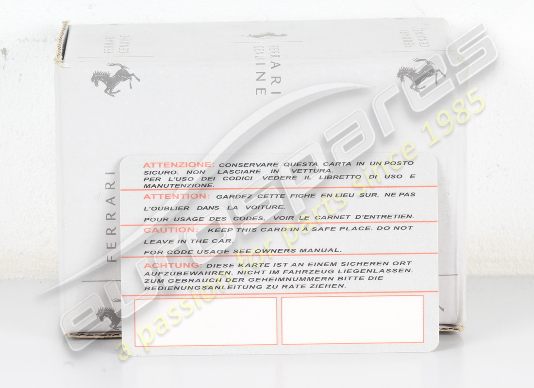 nuova scheda codice ferrari. numero parte 153603 (2)