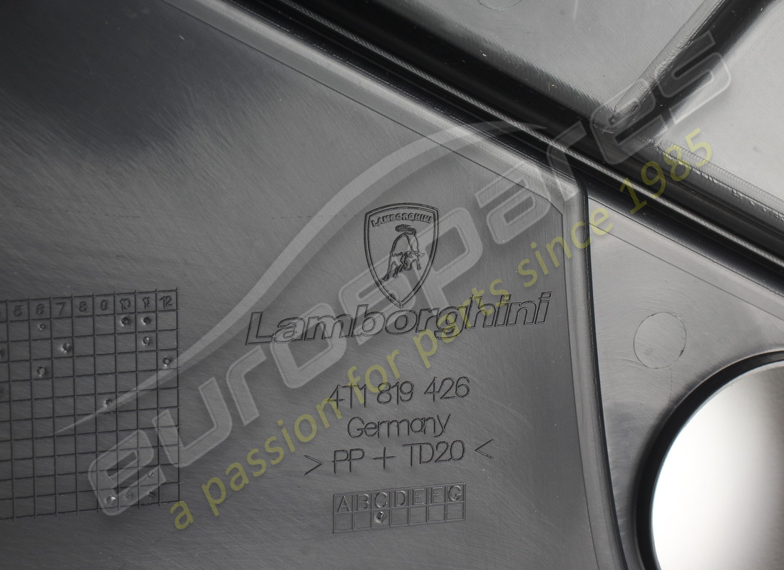 nuovo lamborghini copertura del pannello plenum. numero parte 4t1819426c (7)