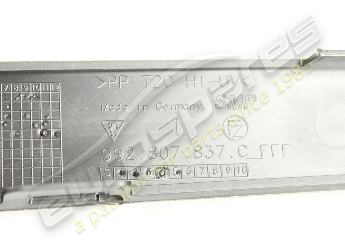 NUOVO PORSCHE RIFINITURA NERO OPACO. NUMERO PARTE 992807837COK1 (4) nuovo porsche rifinitura nero opaco. numero parte 992807837cok1 (4)