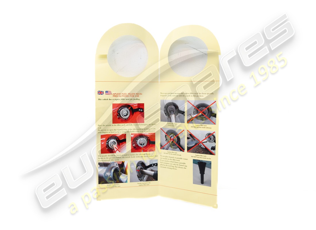 NUOVO FERRARI DEPLIANT. NUMERO PARTE 83654500 (2) nuovo ferrari depliant. numero parte 83654500 (2)