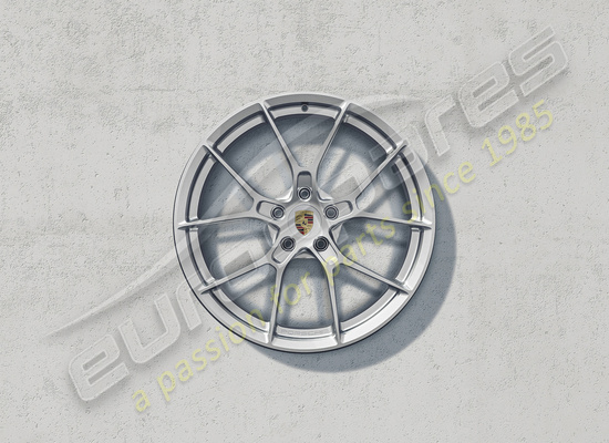 nuovo porsche 20/21-inch 911 set ruote carrera leggere (argento brillante) numero parte 992 044 680 ma