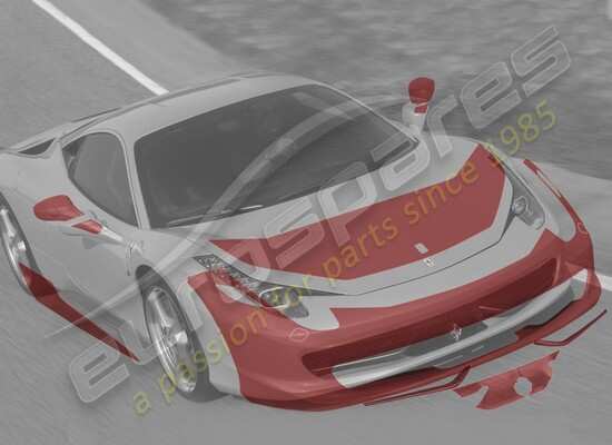 nuovo ferrari pellicola protettiva anti-scheggiature, completa codice articolo 70001830