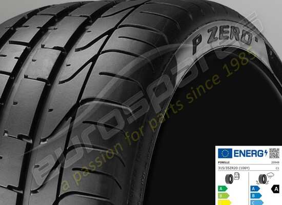 nuovo ferrari pneumatico posteriore estivo pirelli p-zero, 315-35 zr20 (106y) codice articolo 270412
