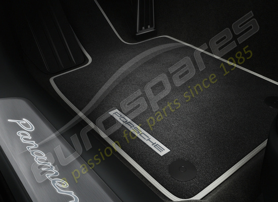 nuovo porsche tappetini personalizzati con finiture in pelle codice articolo 97104430200xxx