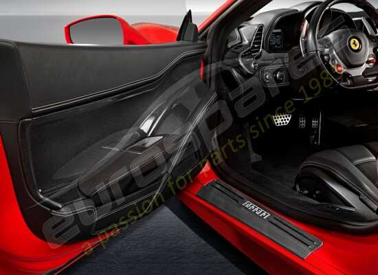 nuovo ferrari kit rivestimenti interni porte in fibra di carbonio codice articolo 70001929