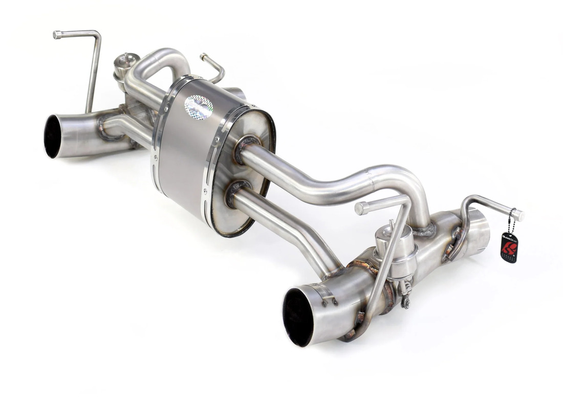 nuovo quicksilver ferrari 488 2015-20 sistema titan sport con sound architect. numero parte fe488s (1)