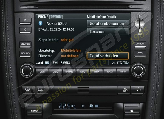 nuovo porsche numero di parte per la preparazione del telefono cellulare 99704490233