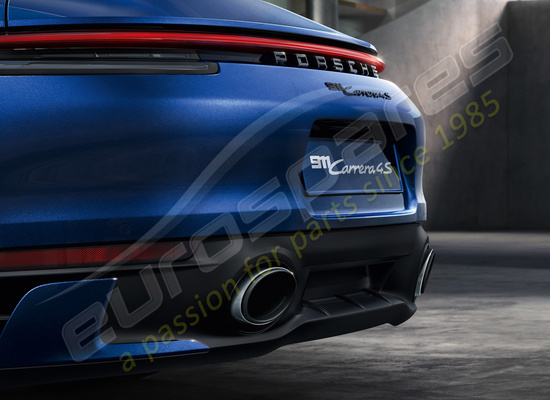 nuovo porsche numero parte sistema di scarico sportivo 992044213