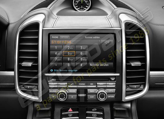 nuovo porsche numero di parte del modulo telefonico 95804490110