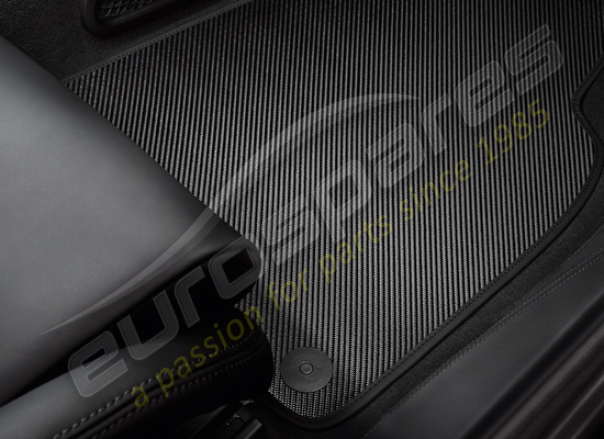nuovo porsche tappetini in carbonio con bordi in pelle codice articolo 99104480181