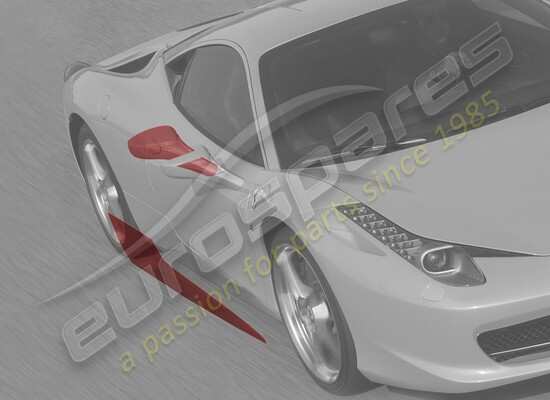 nuovo ferrari pellicola protettiva anti-scheggiature, lato sinistro codice articolo 70001827
