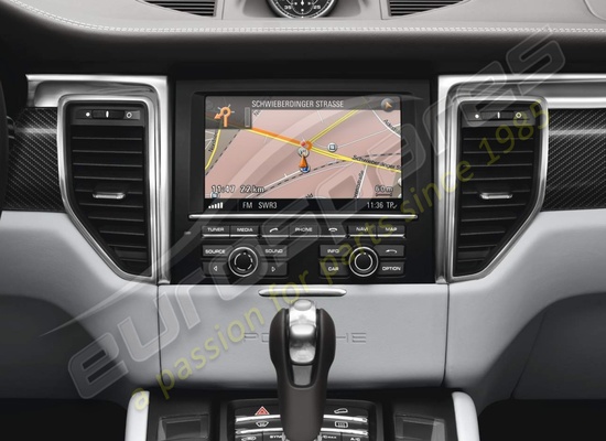 nuovo porsche pcm con modulo di navigazione e cd/dvd autochanger codice articolo 95b04490030