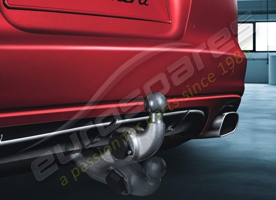 nuovo porsche gancio di traino estensibile elettricamente codice articolo 97004480015