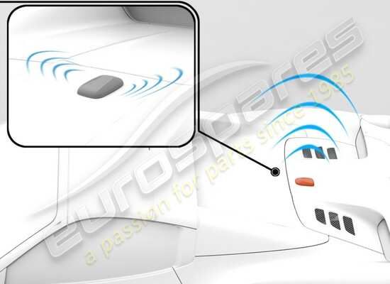 nuovo ferrari kit antenna satellitare (sdars) numero di parte 70003021