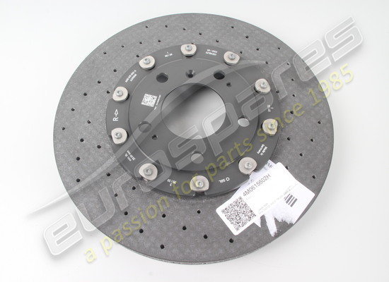nuovo lamborghini disco freno in ceramica (ventilato), 370 x 30 codice articolo 4m0615602h