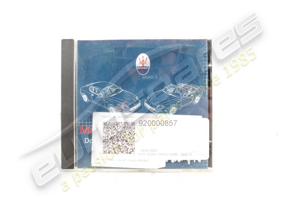 nuovo maserati documento tecnico cd 138 spyder/coupe it codice componente 920000857
