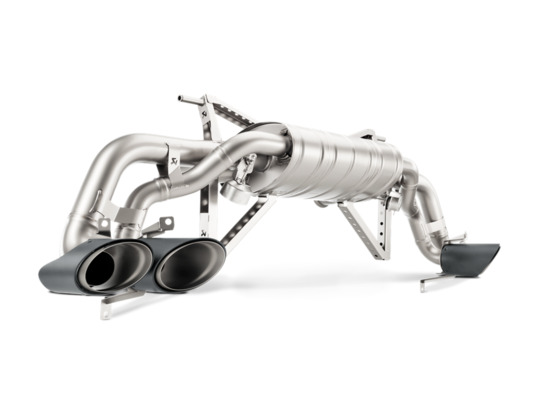 nuovo akrapovic lamborghini huracán lp580-2 / lp 610-4 coupe / spyder | linea slip-on (titanio) codice articolo mtp-la/ti/2