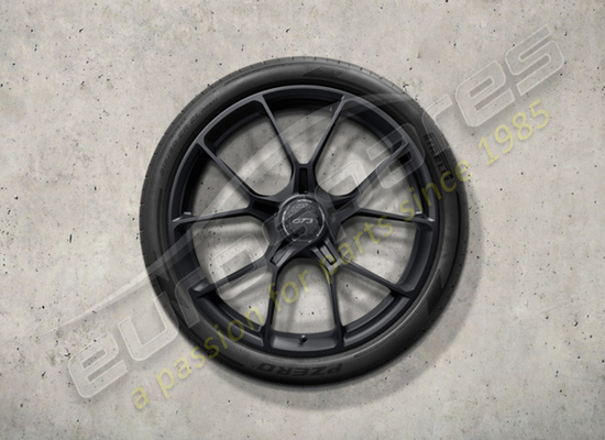 nuovo porsche set di 20/21-inch gt3 ruote - in nero codice articolo 992044680ca