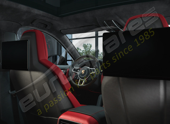 nuovo porsche numero di parte dell'intrattenimento per i sedili posteriori 9y0088812