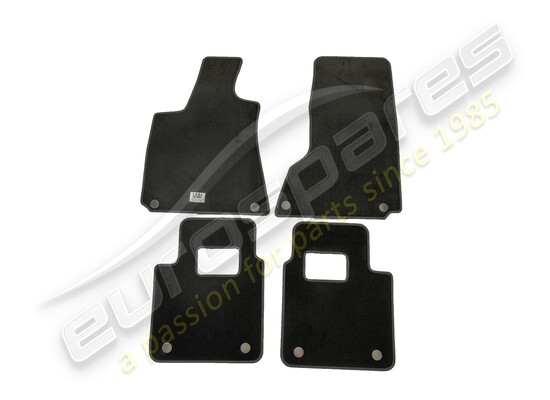 nuovo maserati kit tappetini+fasteners nero codice articolo 673004104