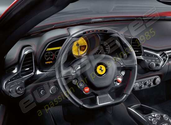 nuovo ferrari kit interno in fibra di carbonio, codice rhd 70002713