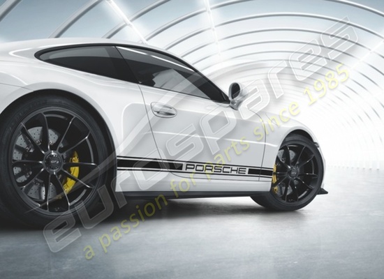 nuovo porsche 20-inch gt3 set di ruote - in nero (lucido) codice articolo 99104460301