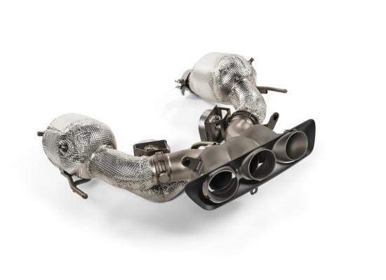 nuovo akrapovic ferrari 296 gtb | slip-on race line (titanio) codice articolo s-fe/t/2