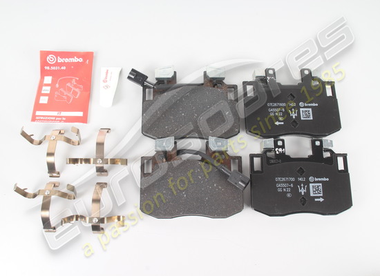 nuovo maserati codice prodotto set pastiglie anteriori 673011098