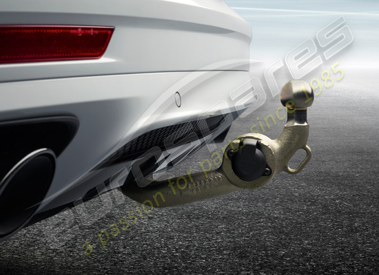 nuovo porsche gancio di traino estensibile elettricamente codice articolo 971044870