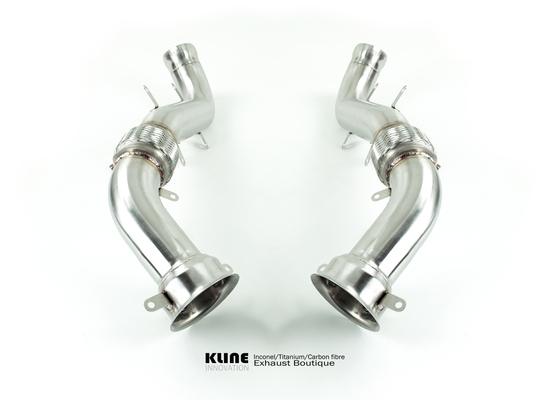 nuovo kline innovation mclaren mp4-12c set tubi cat decat - codice inconel kl-mc-12c-decat-cs-inc