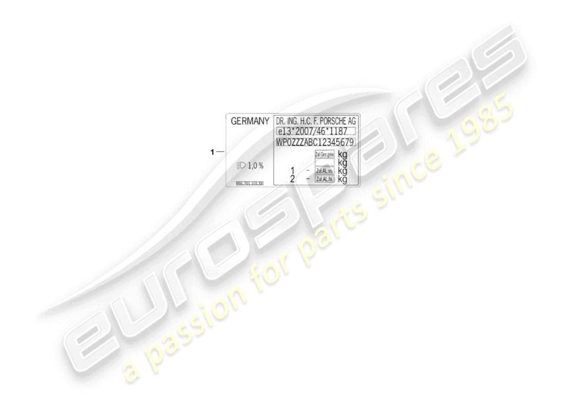 porsche 2023 (992-1 gt3/rs/st) tag dati d >>- mj 2021 diagramma parte