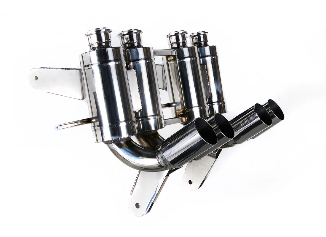 nuovo quicksilver mclaren f1 1994-98 sistema sportivo in titanio. numero parte ml002t (1)