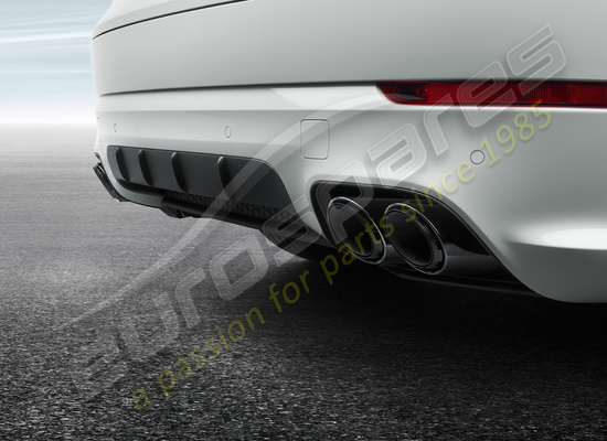 nuovo porsche sistema di scarico sportivo (compl ) numero di parte 9y0044222c