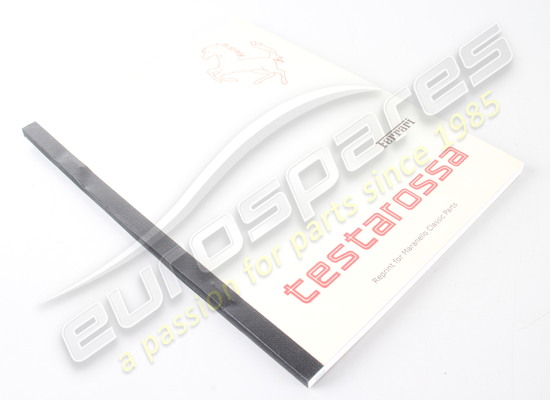 nuovo ferrari manuale del proprietario testarossa 1986 anno del modello numero di parte 95990060