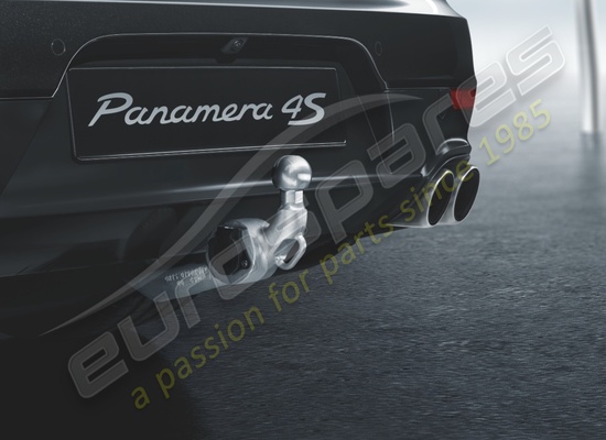 nuovo porsche gancio di traino estensibile elettricamente codice articolo 97004480245