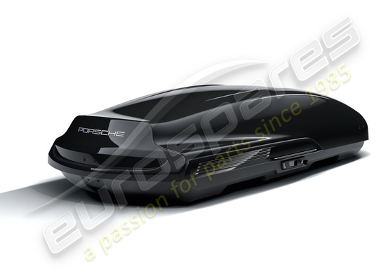 nuovo porsche box da tetto in nero (lucido) codice articolo 9y0044870