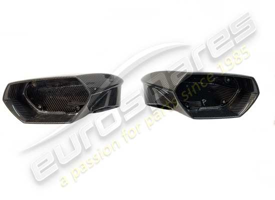 nuovo lamborghini kit tappo specchio in carbonio lucido + viti codice articolo 4t0898820j